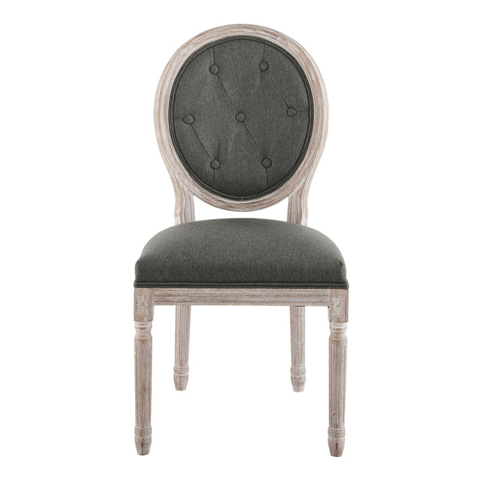 Arise Vintage French Upholstered Fabric Dining Side Chair