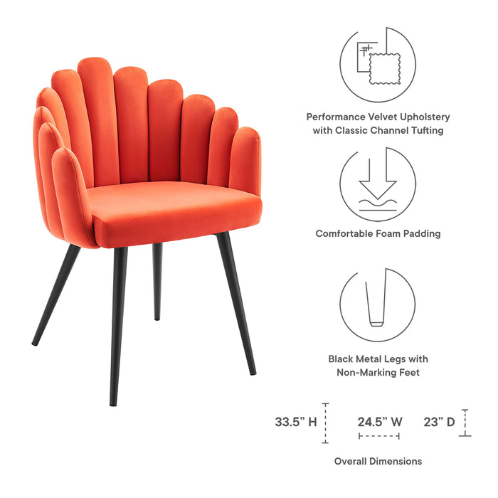 Vanguard Performance Velvet Dining Chair