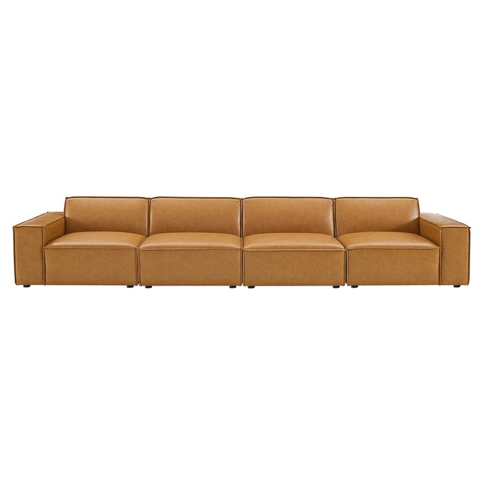 Restore Vegan Leather 4-Piece Sofa