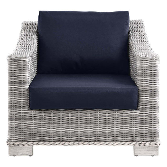 Conway Outdoor Patio Wicker Rattan Armchair