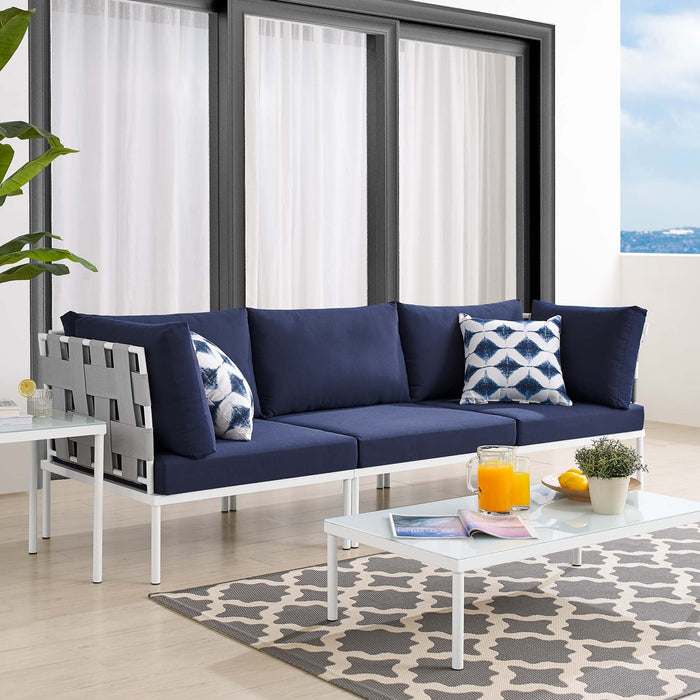 Harmony Sunbrella® Outdoor Patio Aluminum Sofa