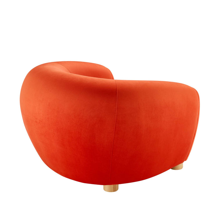 Abundant Performance Velvet Armchair