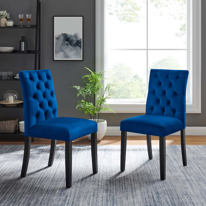 Duchess Performance Velvet Dining Chairs - Set of 2