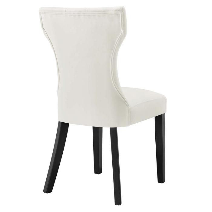 Silhouette Performance Velvet Dining Chairs - Set of 2