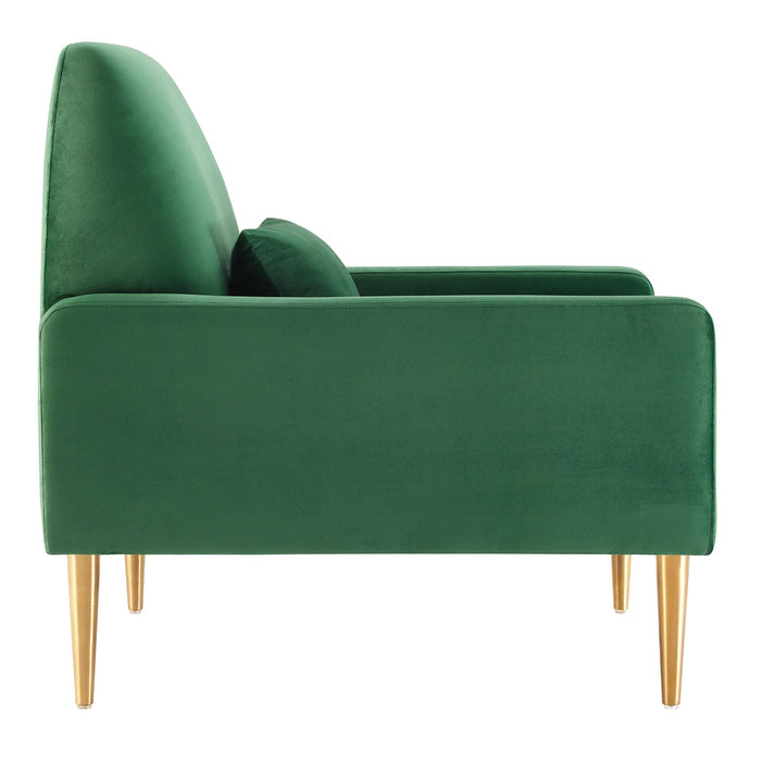 Liliana Performance Velvet Armchair