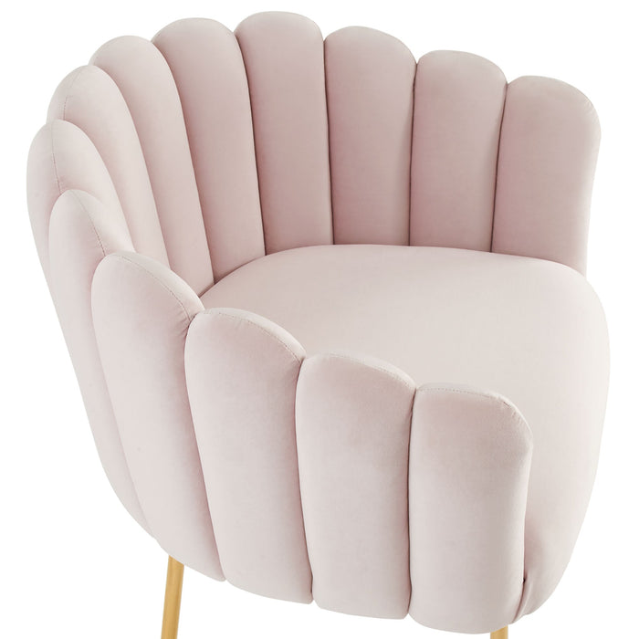 Sanna Channel Tufted Performance Velvet Armchair