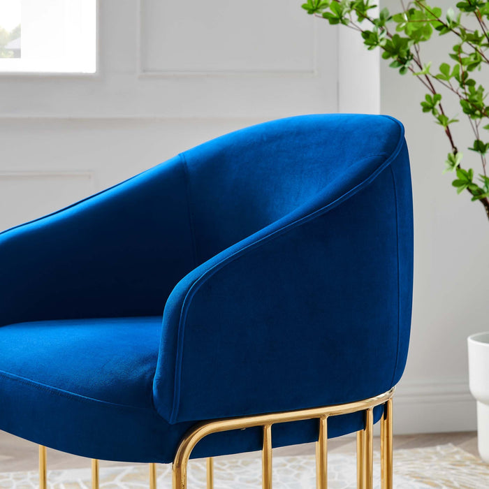 Legacy Performance Velvet Armchair