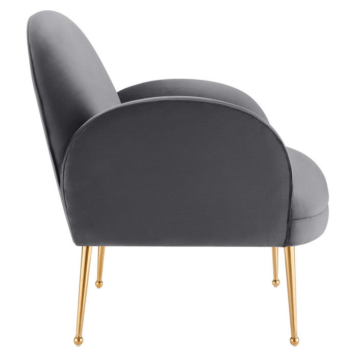 Transcend Performance Velvet Armchair