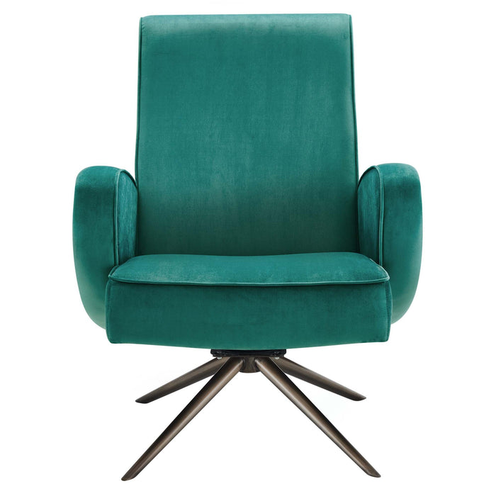 Superior Performance Velvet Swivel Chair