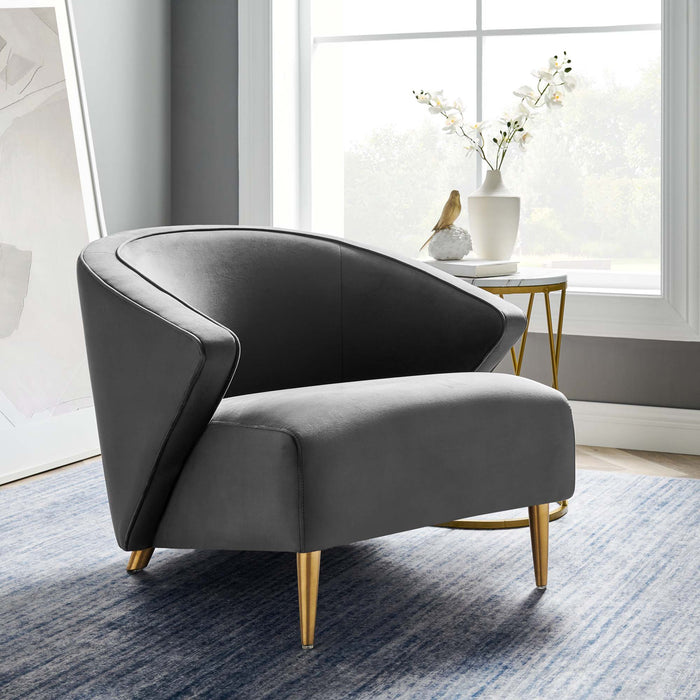 Odyssey Performance Velvet Armchair