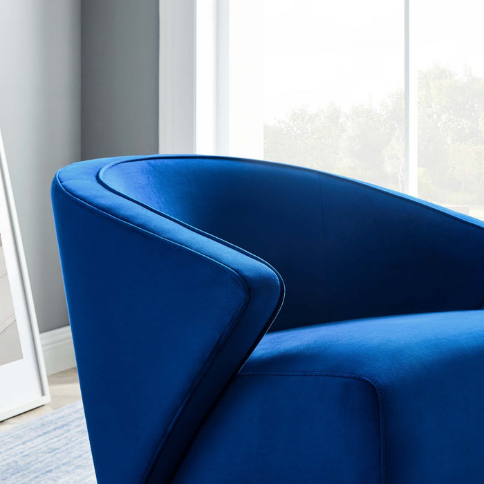 Odyssey Performance Velvet Armchair