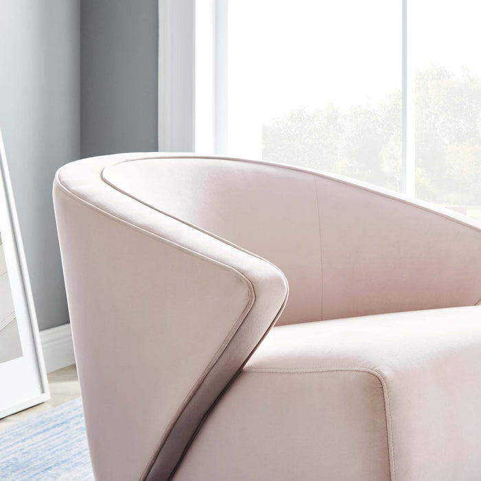 Odyssey Performance Velvet Armchair