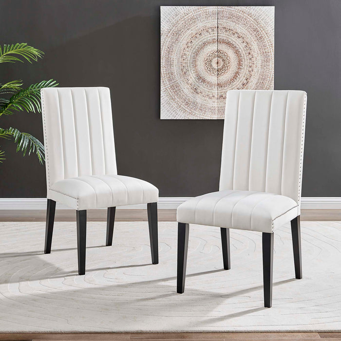 Catalyst Performance Velvet Dining Side Chairs - Set of 2