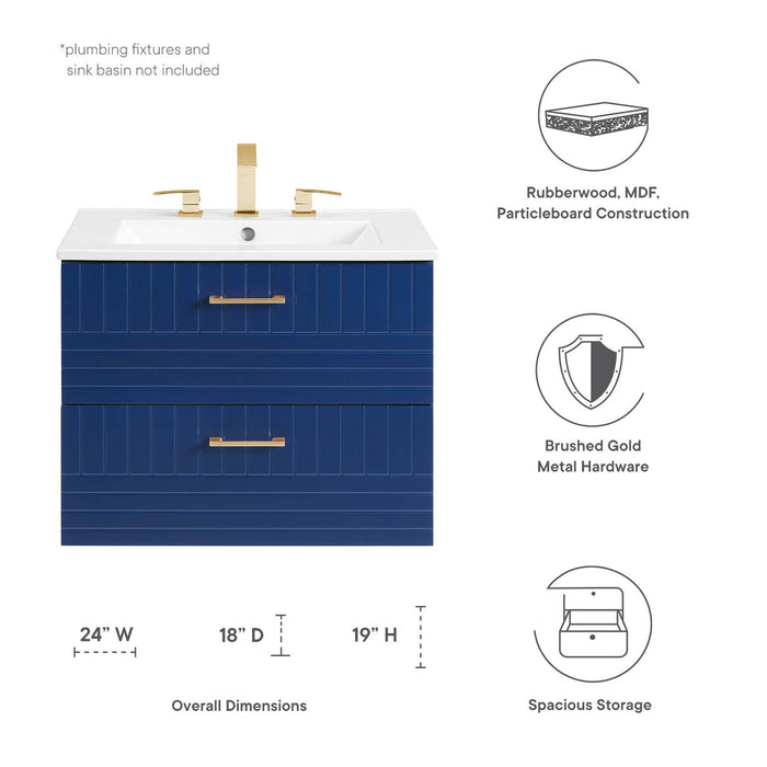 Daybreak Wall-Mount Bathroom Cabinet Basin Not Included