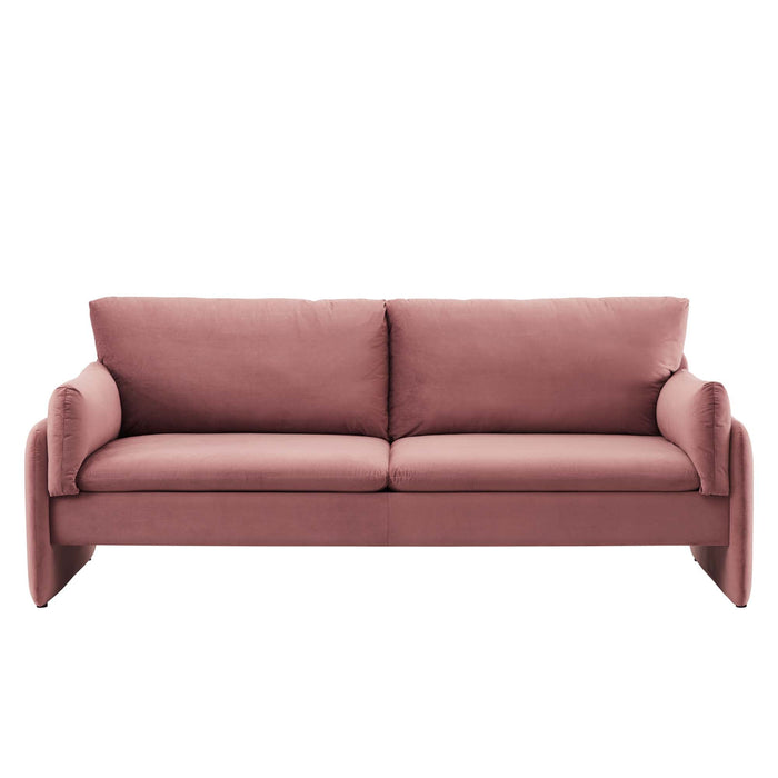 Indicate Performance Velvet Sofa