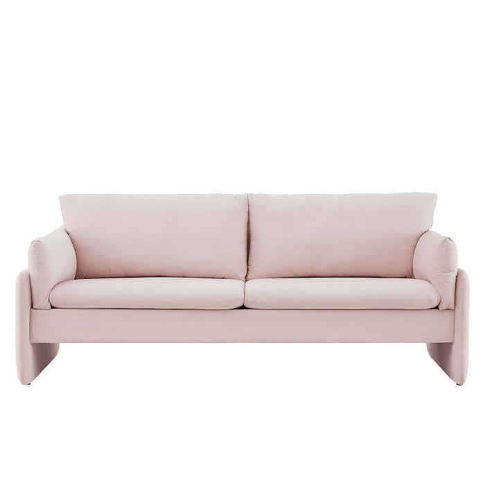 Indicate Performance Velvet Sofa