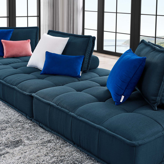 Saunter 3-Piece Tufted Fabric Fabric Sofa