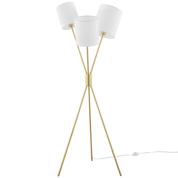 Alexa 3-Light Floor Lamp