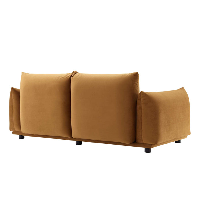 Copious Performance Velvet Loveseat