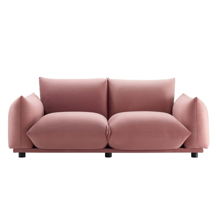 Copious Performance Velvet Loveseat