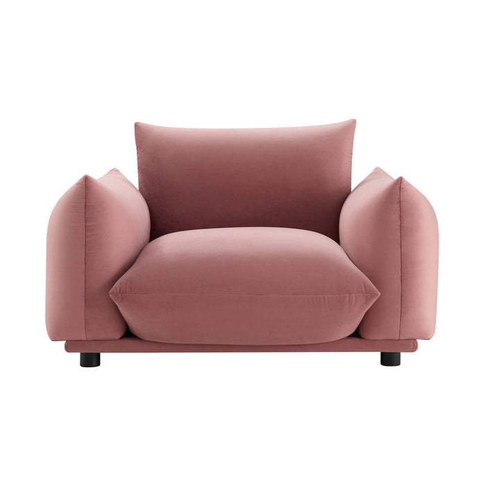 Copious Performance Velvet Armchair