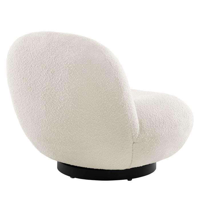 Kindred Boucle Upholstered Swivel Chair