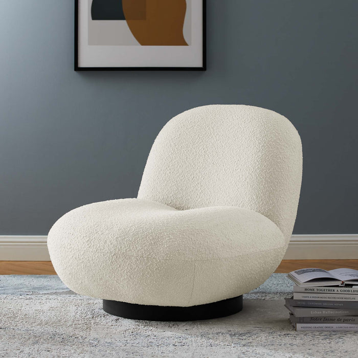 Kindred Boucle Upholstered Swivel Chair