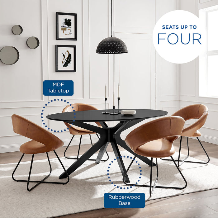 Traverse 63" Oval Dining Table