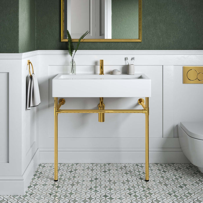 Redeem Wall-Mount Bathroom Vanity Basin Included