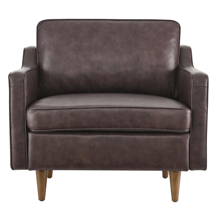 Impart Genuine Leather Armchair