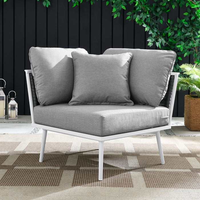 Stance Outdoor Patio Aluminum Corner Chair