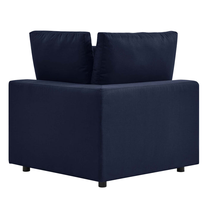 Commix Overstuffed Outdoor Patio Loveseat