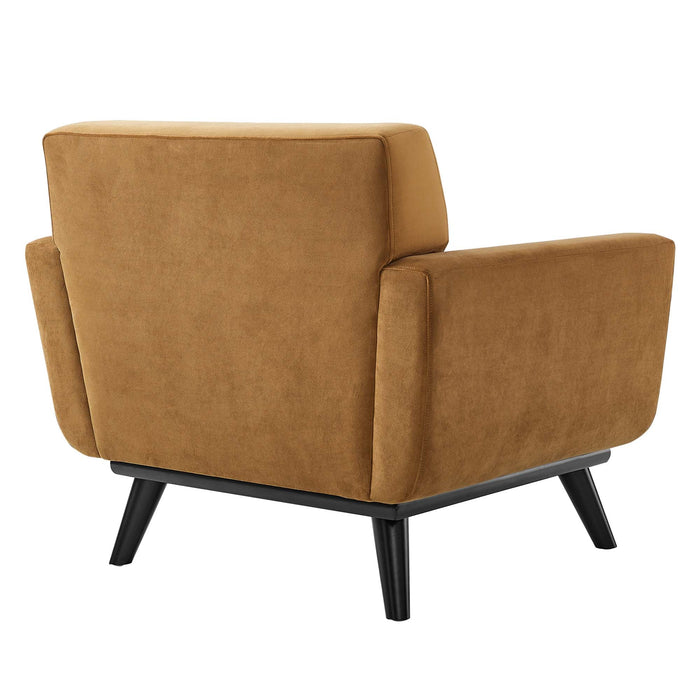 Engage Performance Velvet Armchair