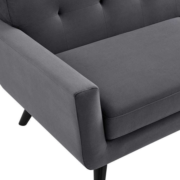 Engage Performance Velvet Armchair