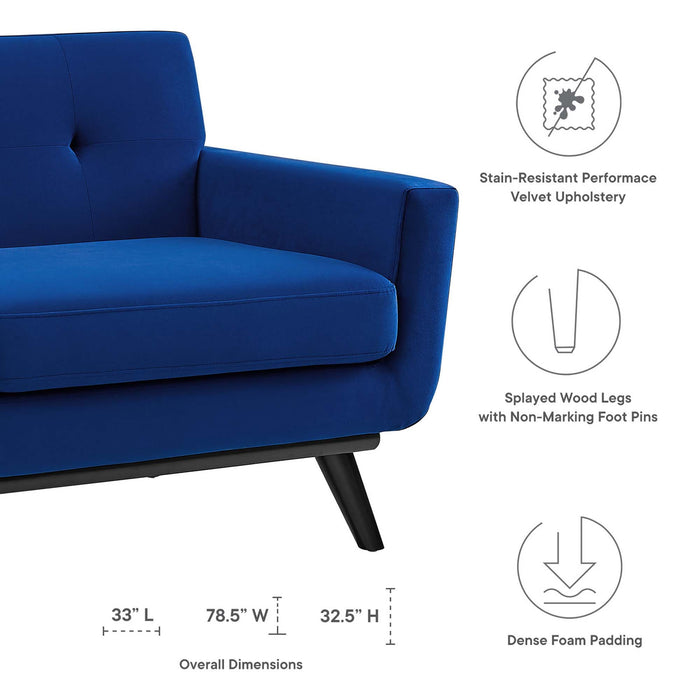 Engage Performance Velvet Loveseat