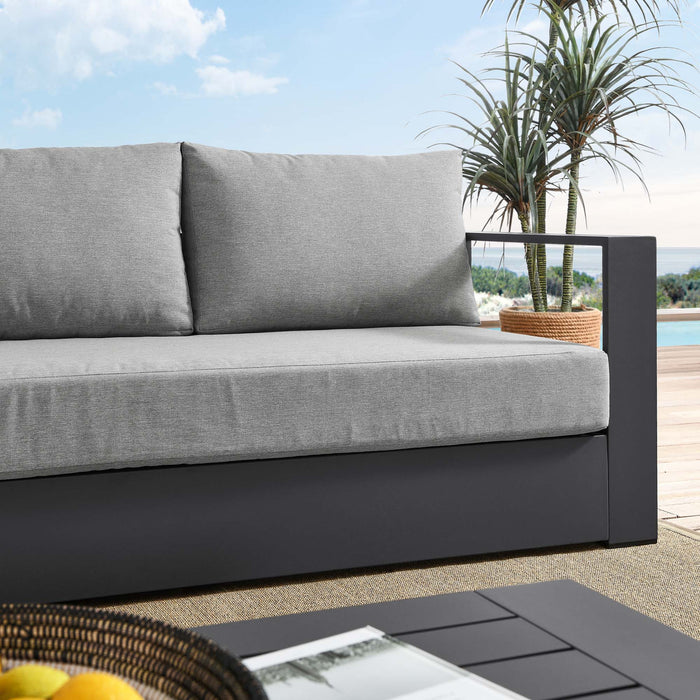 Tahoe Outdoor Patio Powder-Coated Aluminum Sofa