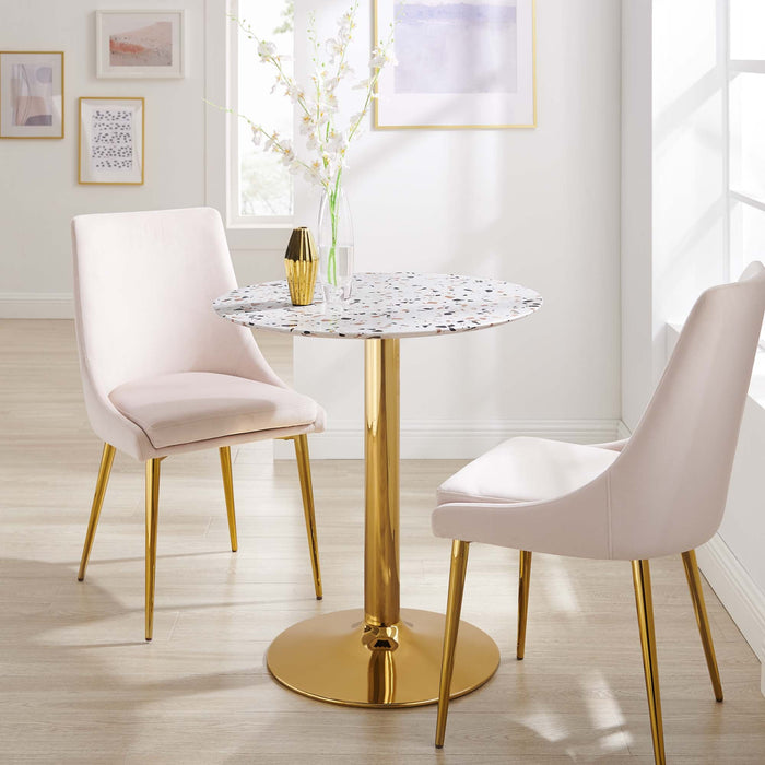 Verne 28" Round Terrazzo Dining Table