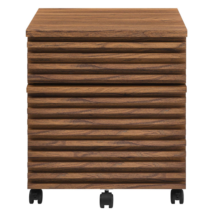 Render Wood File Cabinet