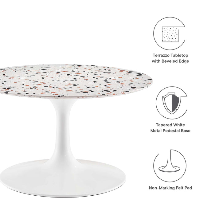 Lippa Round Terrazzo Coffee Table