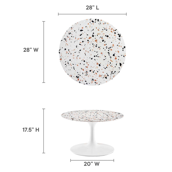 Lippa Round Terrazzo Coffee Table