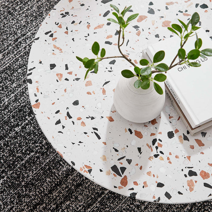 Lippa Round Terrazzo Coffee Table