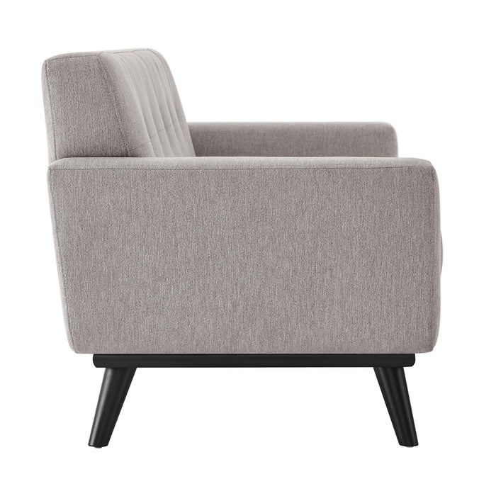 Engage Herringbone Fabric Loveseat