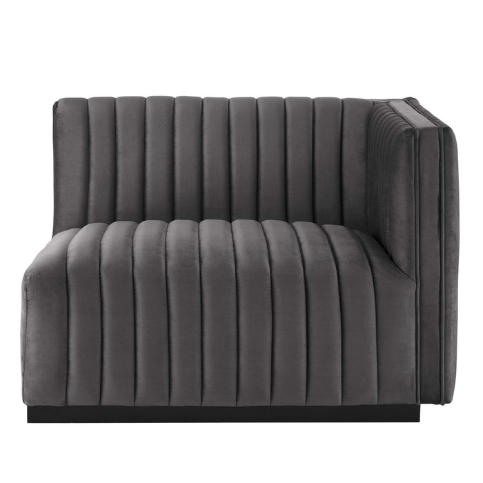 Conjure Channel Tufted Performance Velvet Loveseat