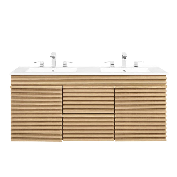 Render 48" Wall-Mount Bathroom Vanity Basin Included