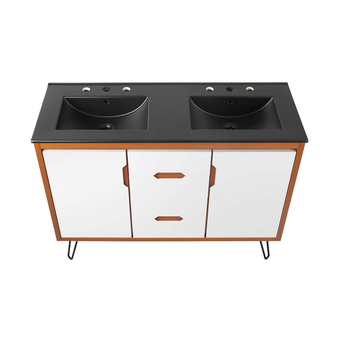 Energize 48" Double Sink Bathroom Vanity