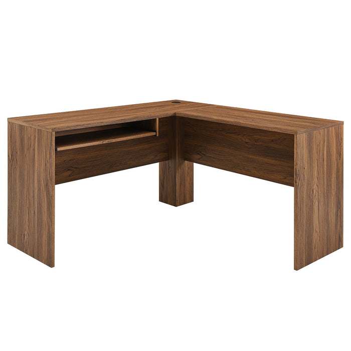 Envision Wood Desk and File Cabinet Set