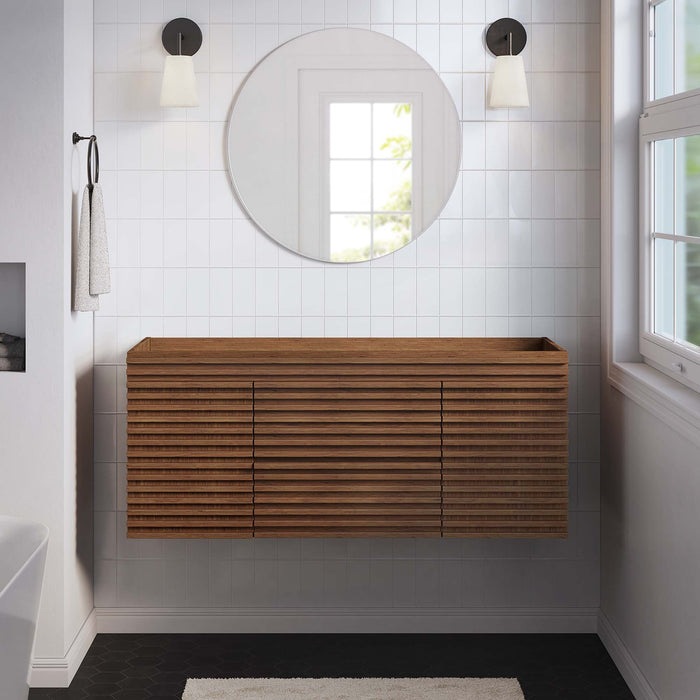 Render 48" Wall-Mount Bathroom Cabinet Basin Not Included