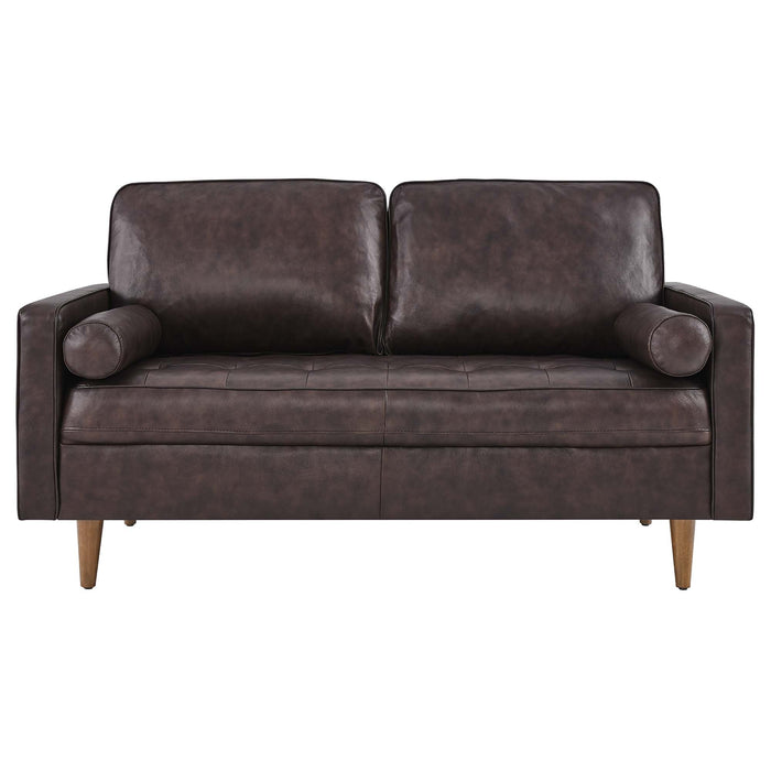 Valour Leather Loveseat