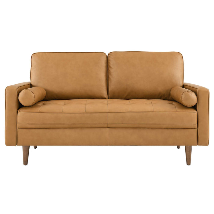 Valour Leather Loveseat