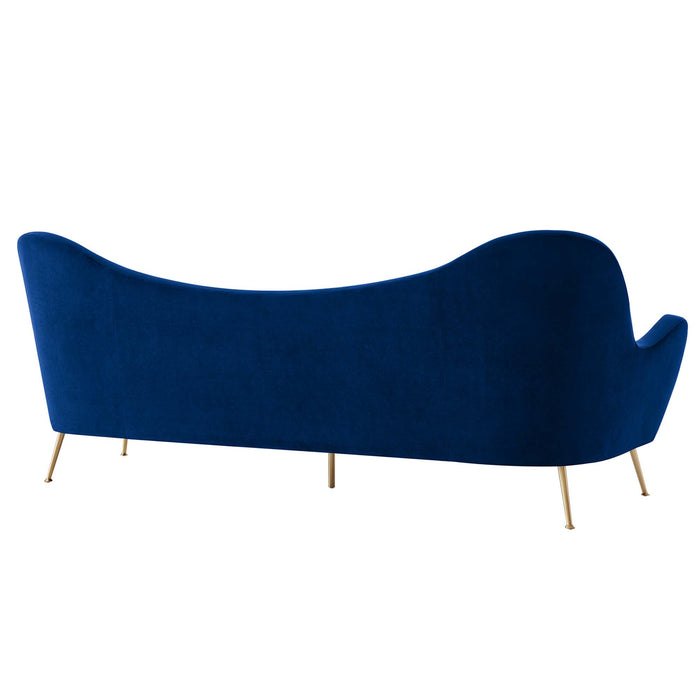 Cheshire Channel Tufted Performance Velvet Sofa